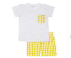 Rapife Boys Short Set - Lemon