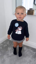 Load image into Gallery viewer, Juliana Boys Snowman 2 Piece Set - Navy