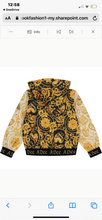 Load image into Gallery viewer, A Dee Beyoncé Baroque Love Bomber Jacket - Snow White