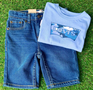 Boys Levi 510 Denim Shorts -Blue