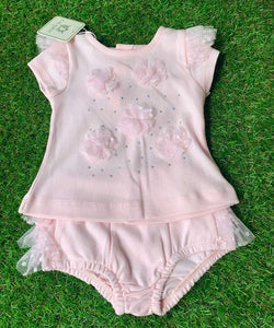 Caramelo Pink Tutu Jampant Set