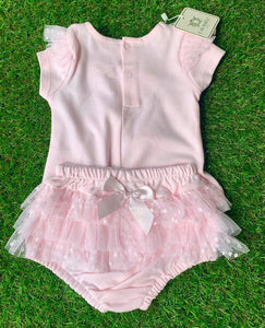 Caramelo Pink Tutu Jampant Set