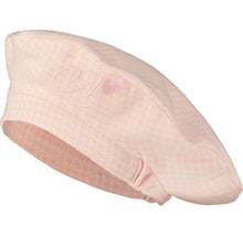 Load image into Gallery viewer, A Dee Angelina Peony Dreams Houndstooth Beret - Pale Pink