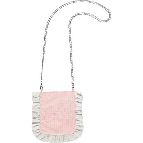 A DEE  Peony Dreams Annie Houndstooth Bag - Pink