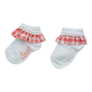 Little A Gracelynn Checked Ankle Socks