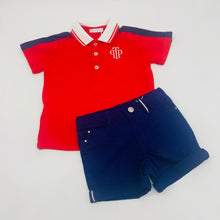 Load image into Gallery viewer, Tutto Piccolo Red &amp; Navy Set