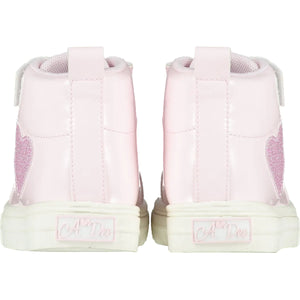 Pink glitter hot sale high tops