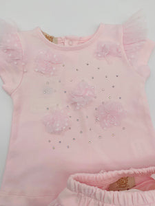 Caramelo Pink Tutu Jampant Set