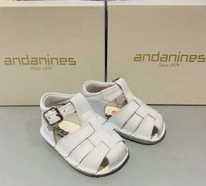 Andanines Baby Boys White Sandals