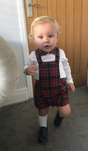 Load image into Gallery viewer, Deolinda Boys Tartan Romper suit