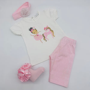 Ebita Ballerina Legging Set & Headband