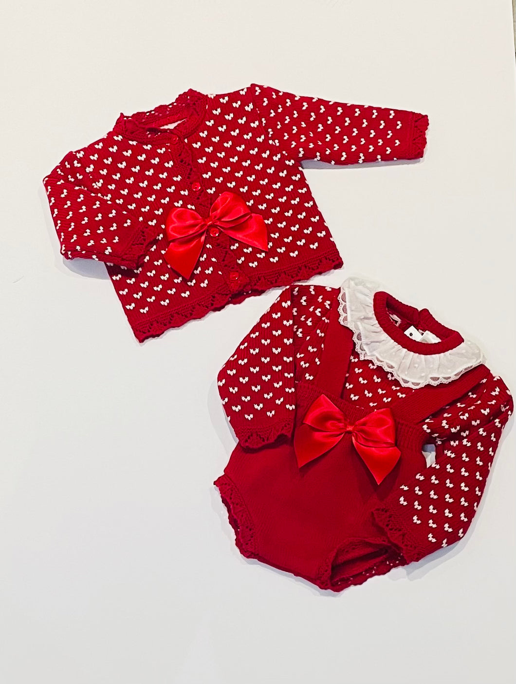 Pex Girls Red Phoebe Cardi