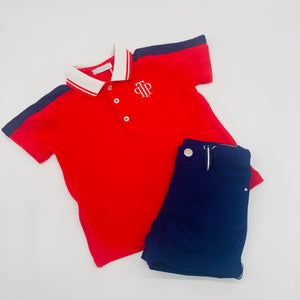 Tutto Piccolo Red & Navy Set