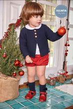 Load image into Gallery viewer, Juliana Boys Red &amp; Navy Suit