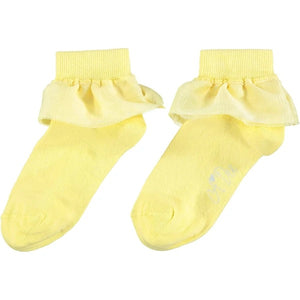 A Dee Spread Your Wings Josie Lemon Cake Tulle Frilly Ankle Socks