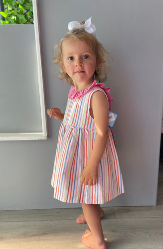 Sardon Girls Candy Stripe Dress