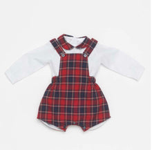 Load image into Gallery viewer, Deolinda Boys Tartan Romper suit