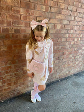 Load image into Gallery viewer, A Dee Leopard Love Paloma Pale Pink Large Bow Dress