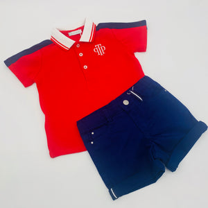 Tutto Piccolo Red & Navy Set