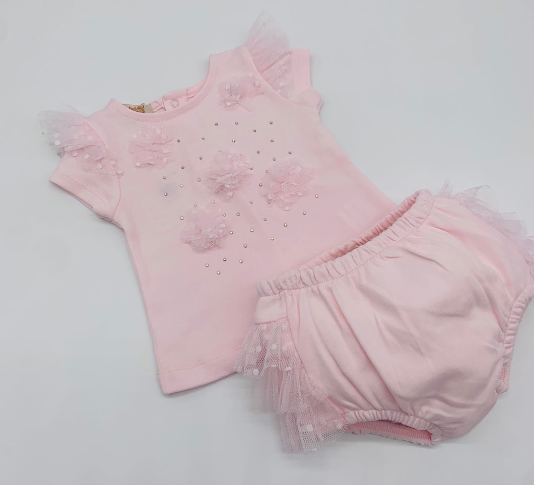 Caramelo Pink Tutu Jampant Set