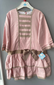 Pink and gold 8yr dress