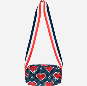 A Dee Renee Blue Heart Bag