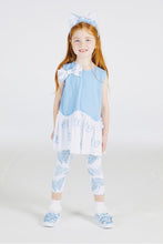 Load image into Gallery viewer, A Dee Spread Your Wings Light Blue Jean Butterfly Print Legging Set