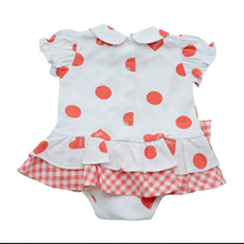 Load image into Gallery viewer, Little A Polka Dot Romper