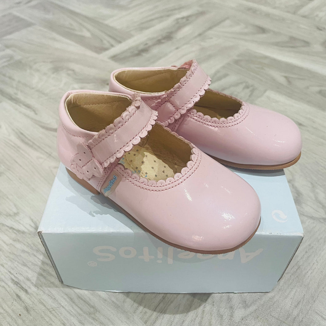 Clearance Angelitos Girls Pink Patent Nary Janes