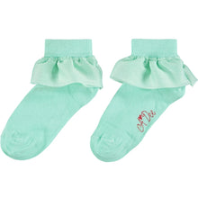 Load image into Gallery viewer, A Dee Watermelon Love Ellis Miami Mint Frill Ankle Socks