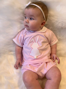 Sardon Girls Pink Bunny Rabbit Jam Pant Set