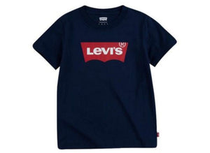 Boys Levis Batwing T Shirt - Navy