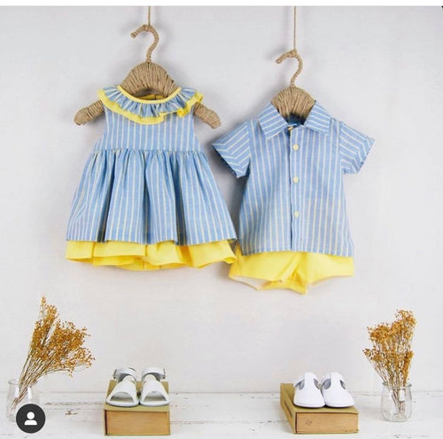 Sardon Yellow & BlueDress