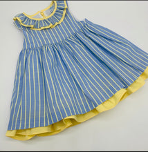 Load image into Gallery viewer, Sardon Yellow &amp; BlueDress