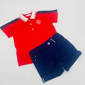 Tutto Piccolo Red & Navy Set