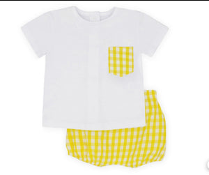 Boys Jam Pant Set - Yellow