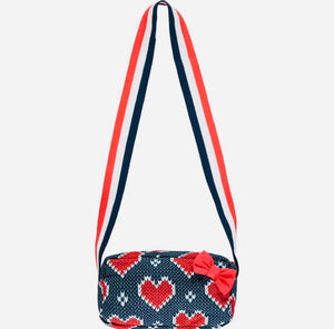 A Dee Renee Blue Heart Bag