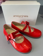 Load image into Gallery viewer, Andanines Girls Red Mary Janes