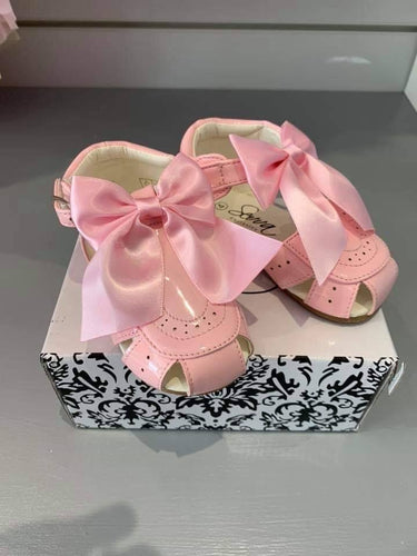 Seva Pink Bow Sandals