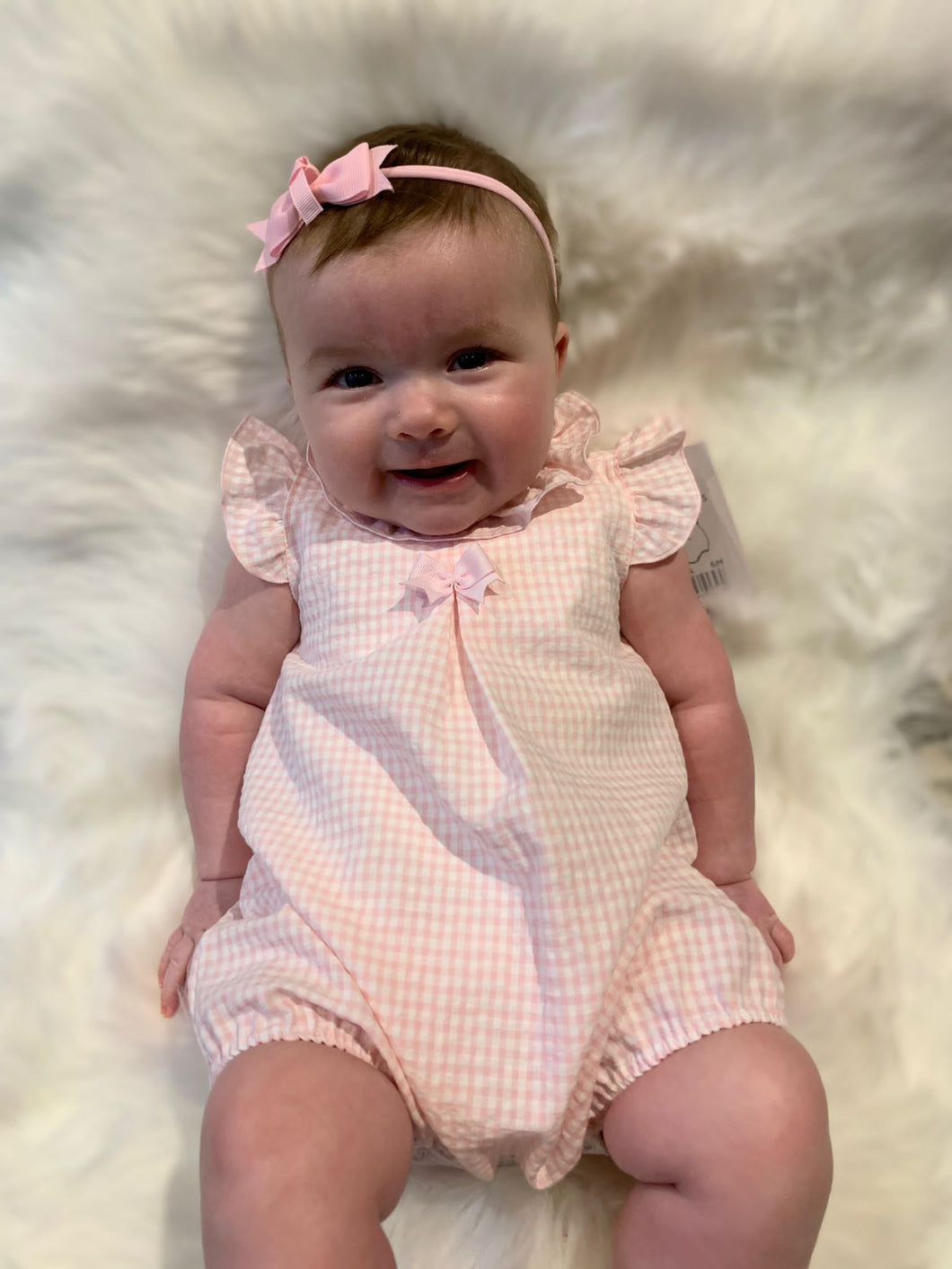 Rapife Romper -Pink Check