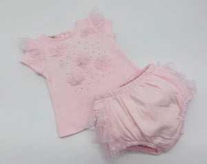 Caramelo Pink Tutu Jampant Set