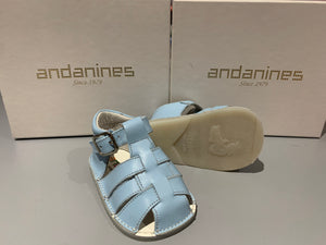 Andanines Boys Baby Blue Pram Sandals