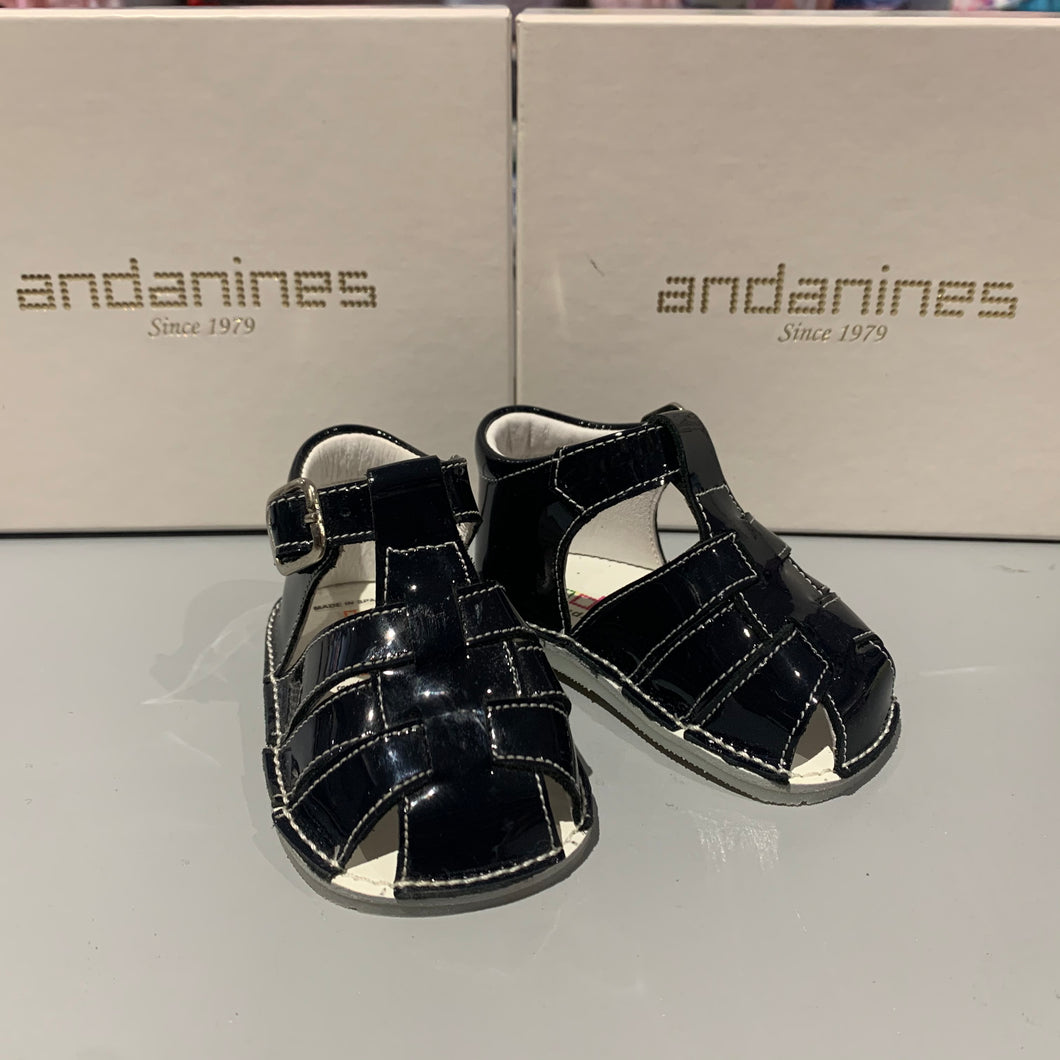 Andanines Baby Boys Camel Sandals