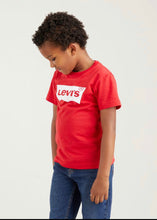 Load image into Gallery viewer, Boys Levis Jeans Batwing T Shirt - Red Boys Levis Jeans Batwing T Shirt - Red Boys Levis Jeans Batwing T Shirt - Red Boys Levis Jeans Batwing T Shirt - Red Boys Levis Batwing T Shirt - Red