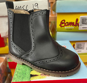 Clearance Boys Black Dealer Boots