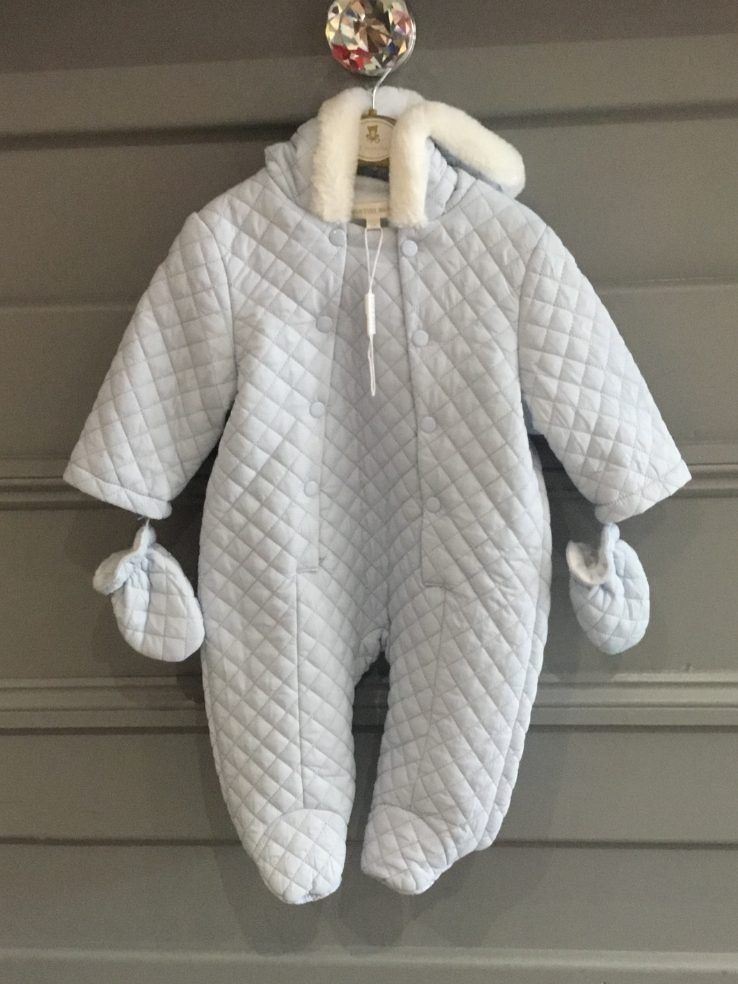 Mintini baby snowsuit