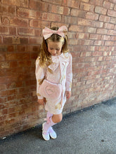 Load image into Gallery viewer, A Dee Leopard Love Paloma Pale Pink Large Bow Dress