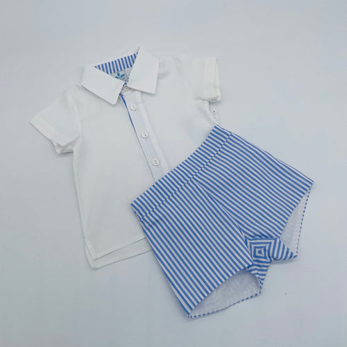 Sarson Boys 2 Piece Shirt & Short Set