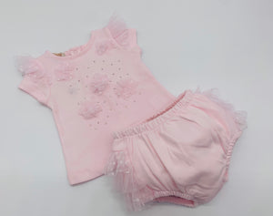 Caramelo Pink Tutu Jampant Set