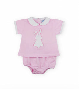 Sardon Girls Pink Bunny Rabbit Jam Pant Set